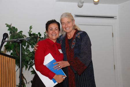 Maria Elena Letona and Nancy Murray